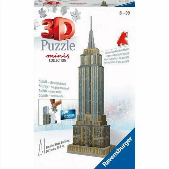 Ravensburger, Mini Empire State Building 54 Piece 3D Puzzle