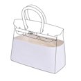 thumbnail image 4 of Organizador de bolsos liviano DGAZ para bolso Birkin de Hermes, interior de bolso de seda y papel Dupont para bolsos de lujo, 4 of 4