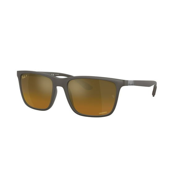 Sunglasses Ray-Ban RB 4385 6124A3 Matte Brown Mirror Gold