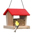 thumbnail image 3 of Alimentador De Pájaros De Madera Al Aire Libre Estación De Alimentación De Pájaros Colgante Decorativo Alimentador De Pájaros Salvajes Con Cordón Palo De Madera Para Patio De Jardín Al Aire Libre Speravity HA022442-00, 3 of 7