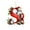 S, variant on Christmas Letter Ornaments, Acrylic Christmas Tree Decorations, 26 Letter Hanging Pendants with Red Wooden Design, Personalized Alphabet Xmas Tree Decor for Home Party Gift