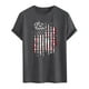 thumbnail image 5 of Tops para hombre, blusas y camisas de cuello redondo y manga corta para hombre. Top/camisa de cuello redondo y manga corta con estampado del Día de la Independencia para hombre. Tops para hombre., 5 of 5