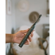 Gleem Electric Toothbrush Replacement Head, Soft, Black, 2 Count for Plaque Removal