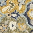 thumbnail image 5 of Oriental Weavers Alfresco Hand-made Wool Area Rug - 28406 - 10' x 13' - in Blue/ Gold - Vintage Inspired, Hand-Made Wool Rugs, Family, Dining, Living Room Rug, 5 of 5