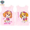 thumbnail image 3 of 2024 NUEVO Estilo 2 piezas/conjunto Ropa interior genuina de Paw Patrol para bebé Chaleco de algodón de verano Camiseta sin mangas para niña Skye Liberty Everest, 3 of 5