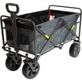thumbnail image 2 of MacSports TG Chariot Pliant d'Extérieur Robuste Pliable Équipement de Camping Panier d'Épicerie Chariot Utilitaire Portable Léger Chariot à Roulettes Réglable Chariot de Sport Tout-Terrain Chariot de Plage avec Filet de Chargement, 2 of 3