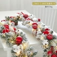 thumbnail image 4 of Adornos navideños de ratán con copos de nieve flocados, guirnalda de ratán para colgar en escaleras, decoración para interiores y exteriores, regalo festivo, 4 of 5