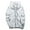 White, variant on Unisex Reflective Zipper Hoodie Jackets Outdoor Sport Windbreaker With Pocket Plus Size Outwears Coat
