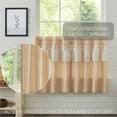 thumbnail image 5 of VHC Brands Camilia 3 PC Gold Ruffled Curtain Set (1 Valance 19x72 and 2 Tier 36x36), 5 of 5