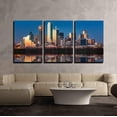thumbnail image 2 of wall26 - Dallas Skyline at Sunset - Canvas Art Wall Art - 16"x24"x3 Panels, 2 of 4
