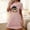 Pink, variant on YHAJDS Sleep Shirts for Women Big Size Short Sleeve Sleepwear Tee with Chest Print Round Neck