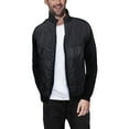 thumbnail image 3 of X RAY JEANS Mens Lightly Insulated Full-Zip Sweater Jacket, Black/Black, M, 3 of 6
