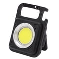 thumbnail image 2 of Mini Keychain Light, Aluminum Alloy Various Lighting Methods Portable Pocket Light COB  For Tent Black, 2 of 8