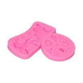 thumbnail image 3 of 2Pcs Silicone Mold Nonstick Washable High Temperature Resistant Flexible Santa Elk Shape Christmas Silicone Mold, 3 of 14