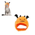 thumbnail image 4 of Halloween Pumpkin Cat Hat, Adjustable Multifunctional Cat Halloween Hat  For Pets Orange, 4 of 8