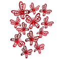 thumbnail image 6 of MUAXDA 3D Red Butterfly Wall Stickers, 12pcs Removable Valentine's Red Butterfly Stickers, Wall Decal Butterfly Wall Decals for Home and Room Decoration Wedding Bedroom Decor Living Room Sticker, 6 of 7