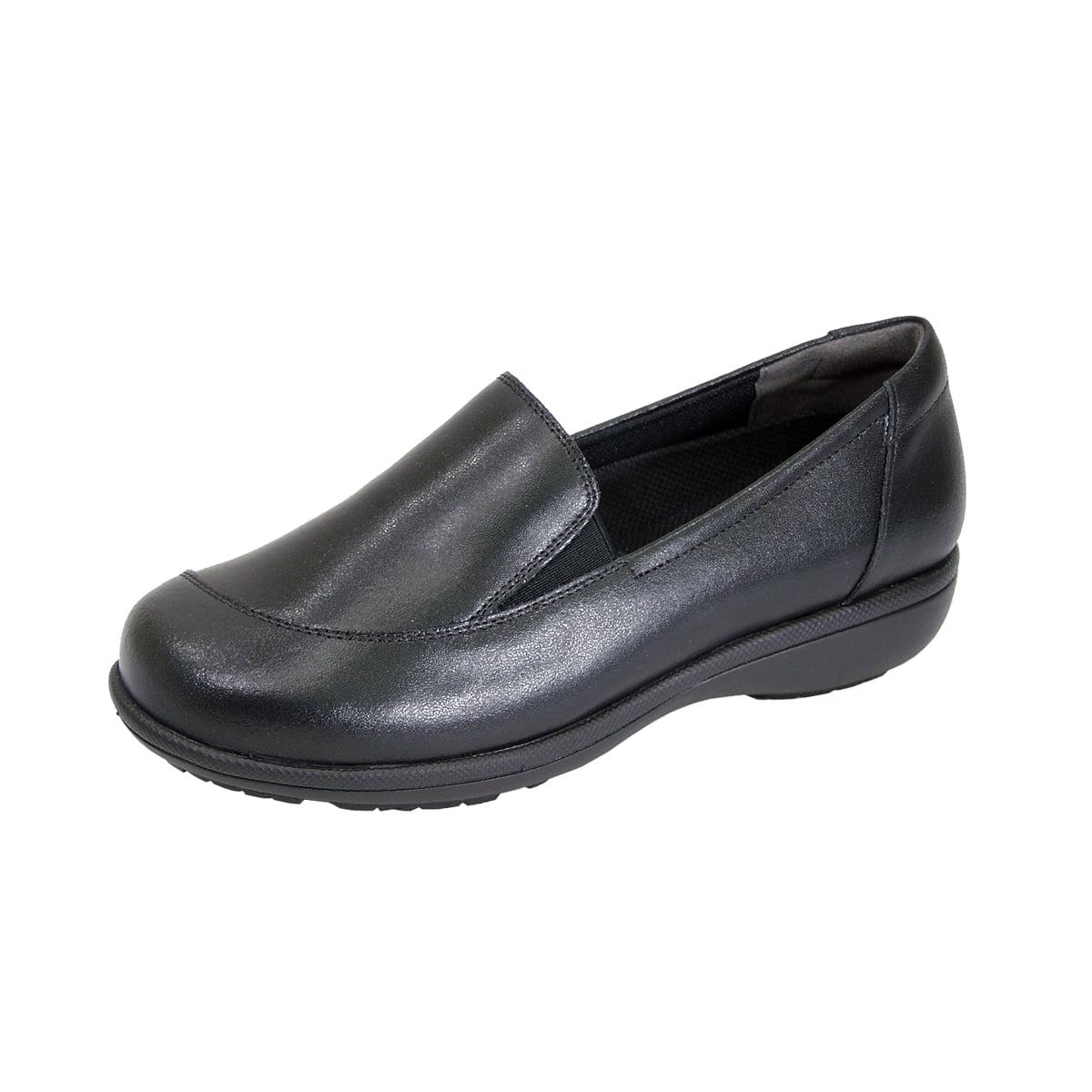 womens black shoes wide width