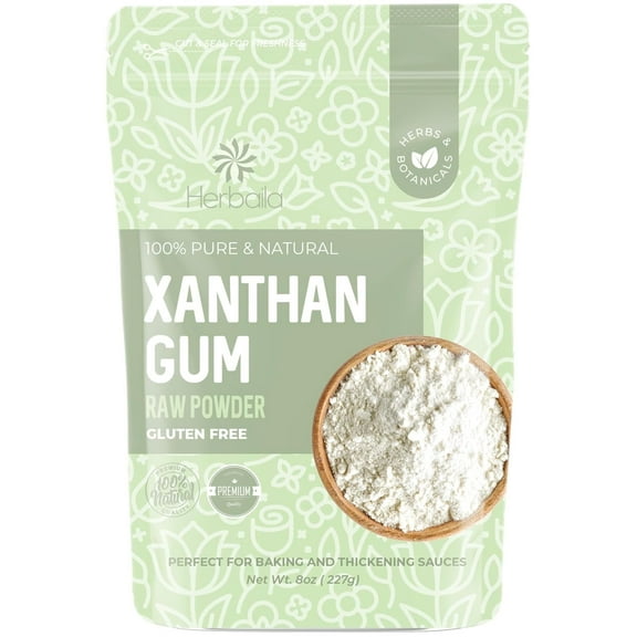 Herbaila Xanthan Gum Powder 8oz | Keto Friendly, Gluten Free, Non-GMO