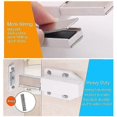 thumbnail image 3 of Push Latch Heavy Duty 4 Pack Push to Open Cabinet Hardware Magnetic Latches for Large Door Push White, 3 of 5