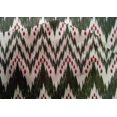 thumbnail image 4 of oneOone Tissu en Coton et Soie Imprimé Chevron Ikat BTY 42 Pouces de Large, 4 of 4