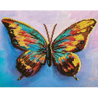 Yellow Butterfly Diamond Painting – Painting In The Rough