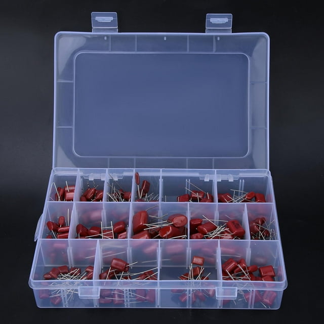 Polypropylene Film Capacitor Electronic Capacitor Stability Heat Resisting 180Pcs Small Size for Medium And Low Voltage Equipment Industrial Supplies ANGGREK Otros