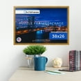 thumbnail image 6 of ArtToFrames 38x26 Inch - 97x66 CM Gold Puzzle Frame for 2000 piece Puzzles.1.28 Inch Custom Wood Puzzle Frames, Gold - Comes with Economy Acrylic, 6 of 7