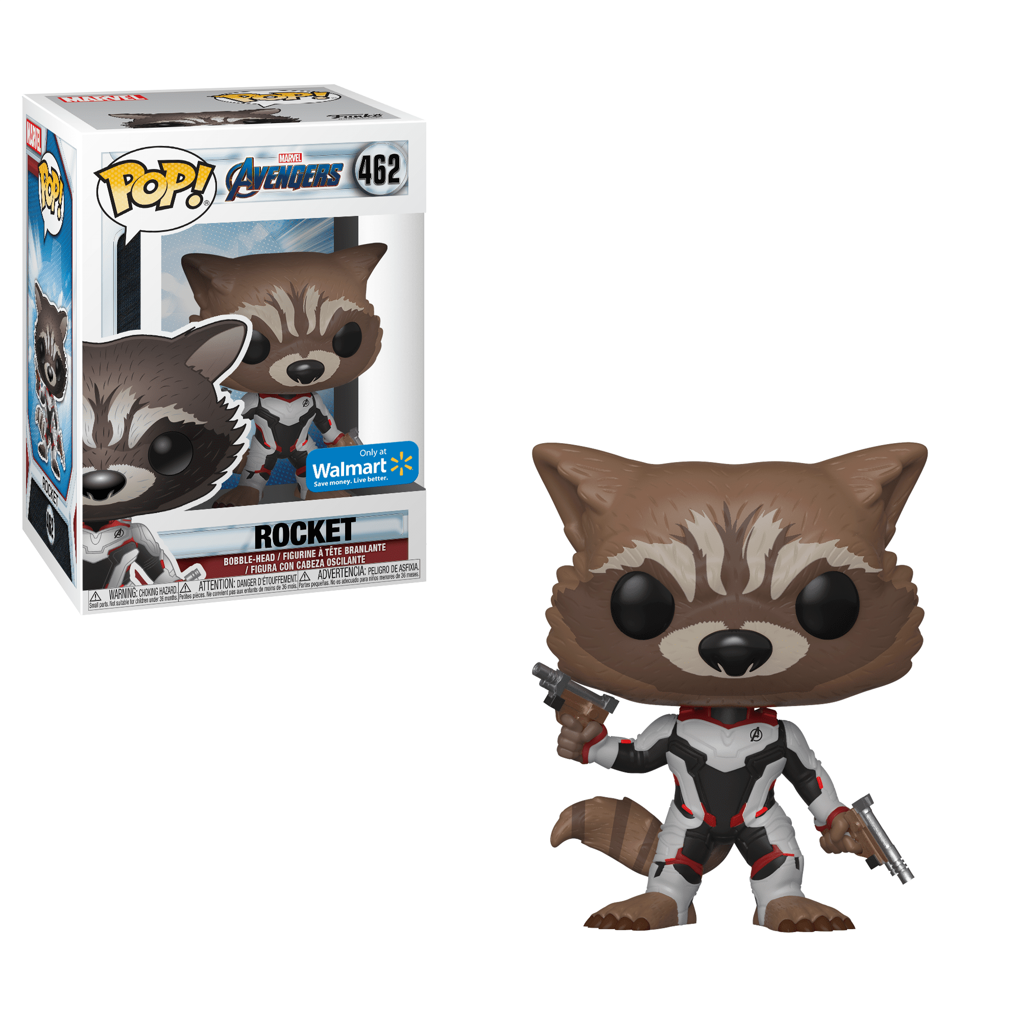 Funko Pop Marvel The Avengers Endgame Rocket Raccoon Walmart 462 1 for sale online 