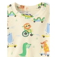 thumbnail image 3 of The Children's Place Baby & Toddler Boys Short Sleeve Snug Fit Animal Wheels PJ, Sizes NB-6T, 3 of 3