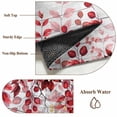 thumbnail image 6 of Red Eucalyptus Leaves Round Area Rug 3 FT, Small Kitchen Bathroom Mats, Summer Botanical Weeping Wooden Washable Indoor Outdoor Throw Runner Carpet Non-Shedding Doormat for Table Shower Sofa Entryway, 6 of 8