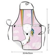 thumbnail image 2 of Pofeuu Aerial Yoga for Unicorn Print Aprons with Pockets, Cute Aprons for Kitchen, Cooking, Server, Barber, Chef Apron, 2 of 7