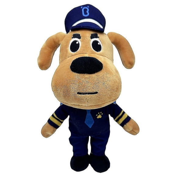 Sheriff Labrador Jouet en Peluche pour Animal de Compagnie Peluches Animal en Peluche Poupée Décoration de Maison et de Sofa Cadeaux de Fête pour Ados-Vinsniv