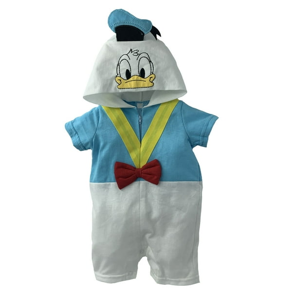 Pañalero con Gorro Bordado Disney Donald Talla 3 meses Disney Disney Ropa de Recién Nacido