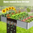thumbnail image 4 of 8x4x1.5 ft Galvanized Raised Garden Bed, Outdoor Planter Garden Boxes Large Metal Planter Box for Gardening Vegetables Fruits Flowers, Silver, 4 of 8