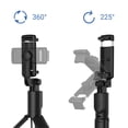 thumbnail image 6 of onn. Extendable Black Selfie Stick Tripod, 6 of 8