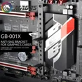 thumbnail image 3 of Support LIAN LI VGA Compatible avec Carte Mère ATX et E-ATX, Support Graphique GPU Rafraîchissant PC GB-001 Noir, 3 of 5