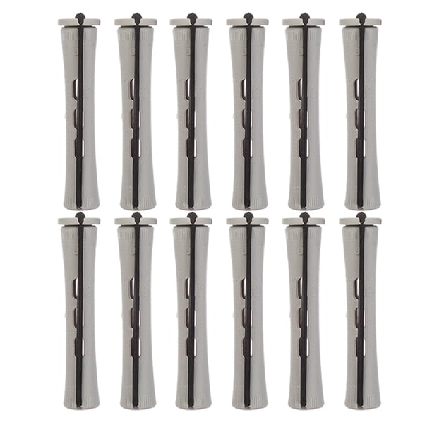 Soidarity 10 piezas de rodillos para el cabello Gran calidad Color brillante Peluquería Autosujeción Magnética Diseño único para cabello Cuidado del cabello 1.5 cm 3 gris 12 artículos