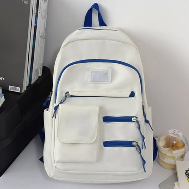 Ynlkorvg Sac à Dos en Nylon Tendance Mode Simple Grande Capacité Ordinateur Portable Sac à Dos de Voyage Sac d'École