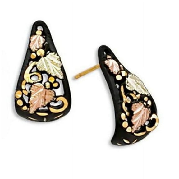 Black Hills Gold Powder Coated Earrings