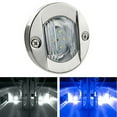 thumbnail image 4 of 1PC White Round Marine Boat LED Stern Light Cabin Deck Courtesy Light Waterproof, 4 of 5