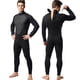 thumbnail image 2 of Traje de neopreno Baoblaze para Hombre 3 mm negro, 2 of 8