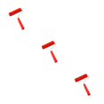thumbnail image 1 of VONKY 1/2/3/5 7-Inch Assorted Embossed Pattern Painting Roller with Plastic Handle Red Type 7 3PCS, 1 of 1