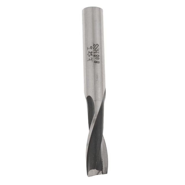 2 Flautas HSS Diámetro 4/8/12/16 / 18mm Little Slot De Fresado CNC Para De Herramienta De Broca - 8mm Soledad HSS 2 Flauta Fresadora de extremo