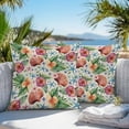 thumbnail image 2 of Outdoor Waterproof Pillow Covers Pack of 2, Summer Tropical Flowers Shells Starfish Linen Background Decorative Throw Pillowcases Cushion Covers for Garden Patio Tent Sofa Couch, 26x26 inch, 2 of 8