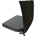 thumbnail image 4 of Outdoor or Indoor Extra Tall Bar Stool 34" Seat -Ofir Arms - Cream Fabric - Gray, 4 of 7
