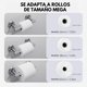 thumbnail image 5 of Porta Rollos Papel de baño, Accesorios de Baño, Soporte para Papel Higiénico, Porta Papel de Baño, Montaje en Pared, Moderno, para Baño. (Plata), 5 of 5