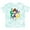Tie Dye Green, variant on Inktastic Mardi Gras Girl Girls Toddler T-Shirt
