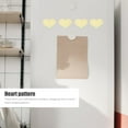 thumbnail image 2 of OUNONA Romantic Heart Shaped Wall Stickers Self Adhesive Acrylic Decorative Mirror for Home Decor Golden, 2 of 8