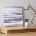 thumbnail image 4 of Ships Next Day Canvas Wall Art 8"x8",Purple Gray White Wood Framed Canvas Print Painting,Retro Country Abstract Mottled Texture Ready to Hang Small Picture Wall Decor for Bathroom Nursery Kitchen, 4 of 9