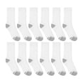 thumbnail image 4 of Hanes Mens Crew Socks Pack, 12-Pack, X-Temp, Active Cool Lightweight, 4 of 8